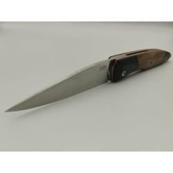 Couteau Liner Lock 14C28N - Plaquettes Assemblage de bois - Artisanat Français